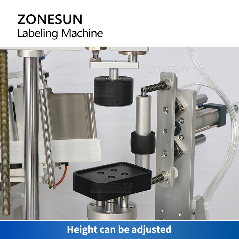 ZONESUN ZS-TB805B Semi-auto Round Square Hexagonal Bottle Full-circle Labeling Machine