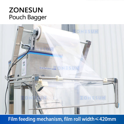 ZONESUN ZS-FSK1000 Automatic Pouch Granule Bag Weighing Filling Sealing Machine