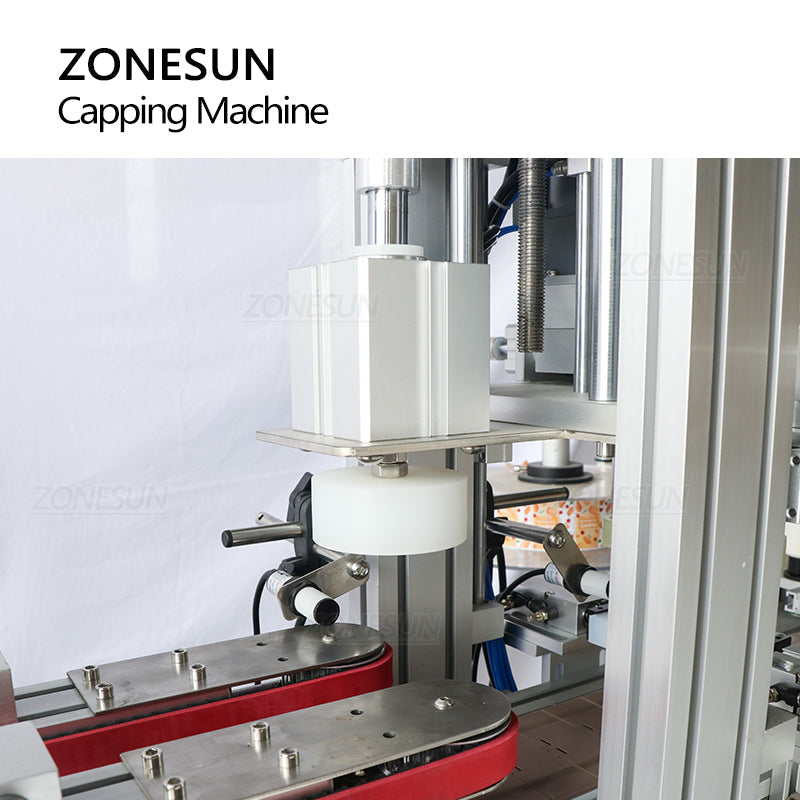 Tappatrice automatica ZONESUN ZS-XG1870P con riordinatore tappi 