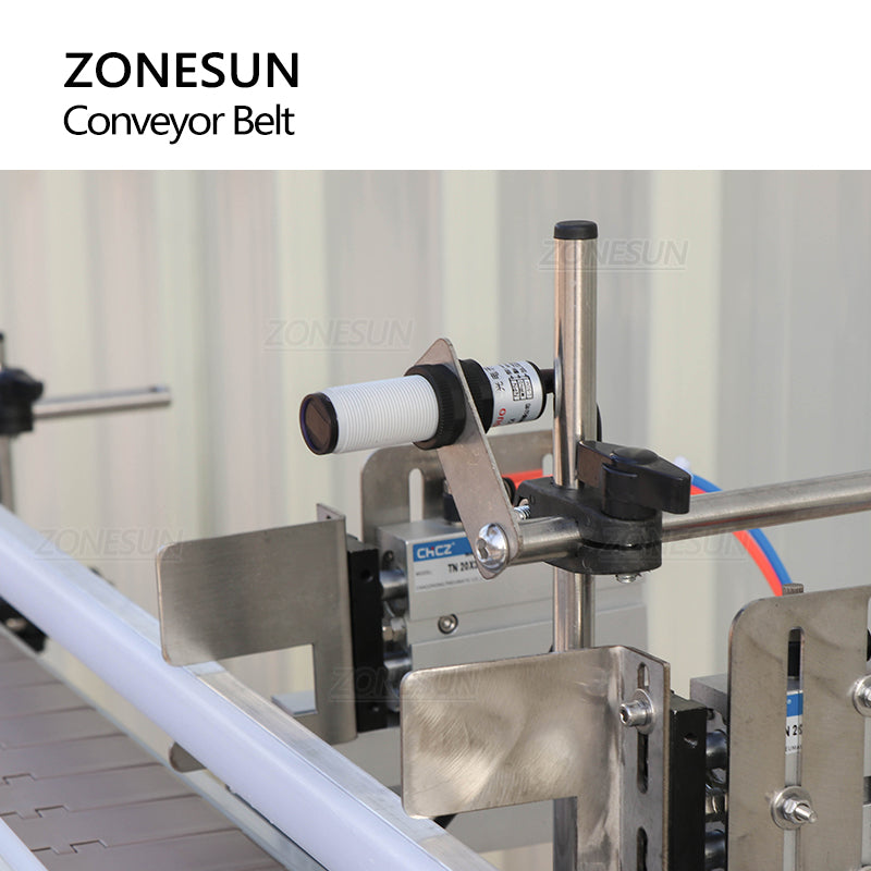 ZONESUN ZS-CB100P 1.9m Automatic Chain Conveyor Belt For Production Line