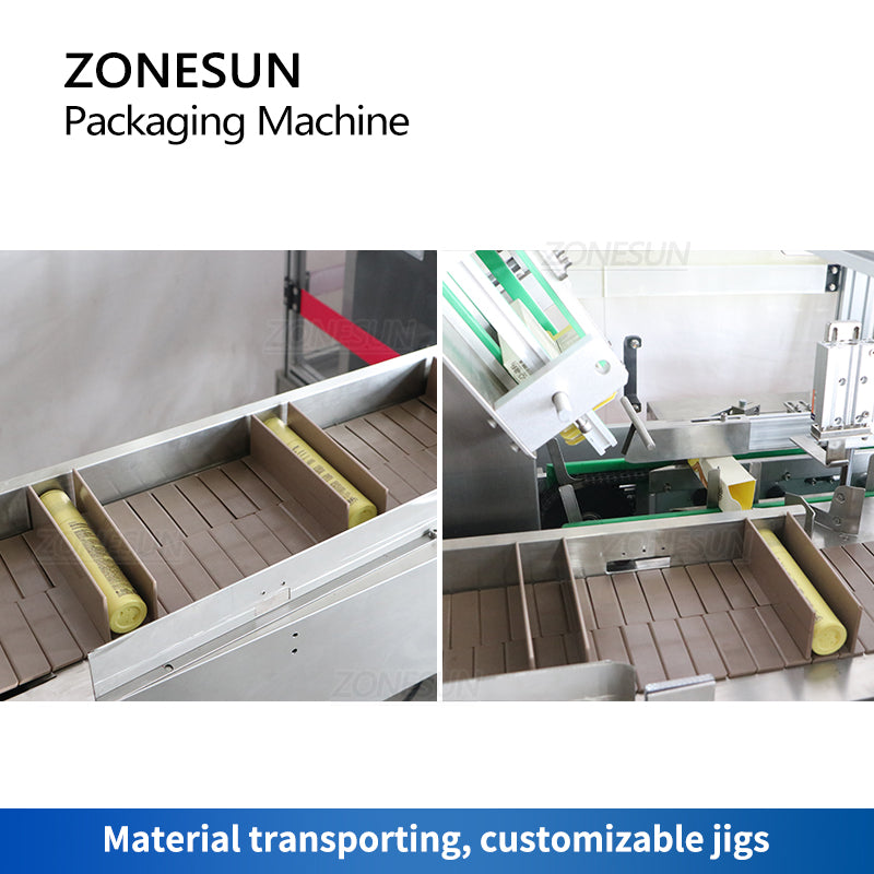 Máquina envasadora y sellado de cajas ZONESUN ZS-MSZH50 