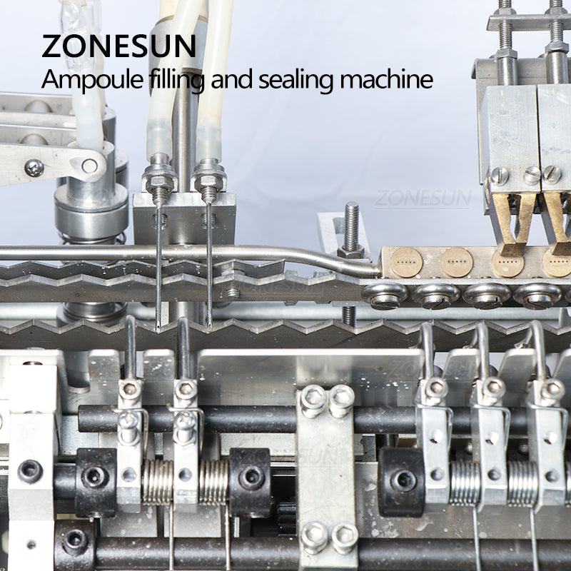 ZONESUN ZS-FSAB2 Automatic Small Ampoule Bottles Liquid Filling and Sealing Machine