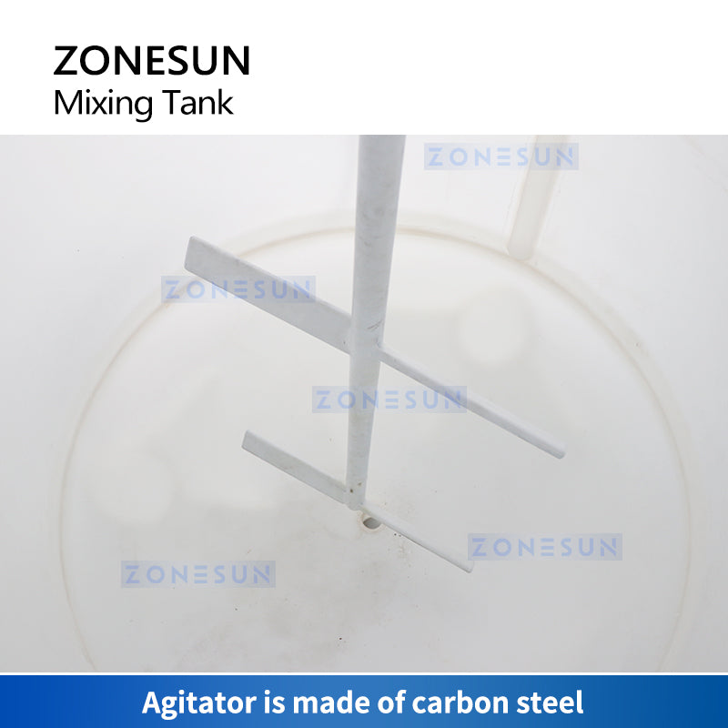 ZONESUN ZS-PPMT1500L Serbatoio di miscelazione in PP per liquidi corrosivi 