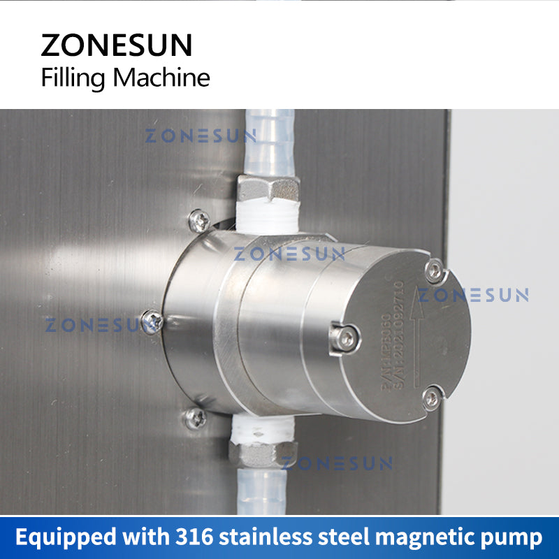 ZONESUN ZS-DTMPZ1 Automatic Single Nozzle Magnetic Pump Liquid Filling Machine