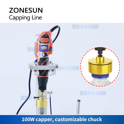 ZONESUN ZS-XGC1 Tabletop Automatic Screwing Capping Machine