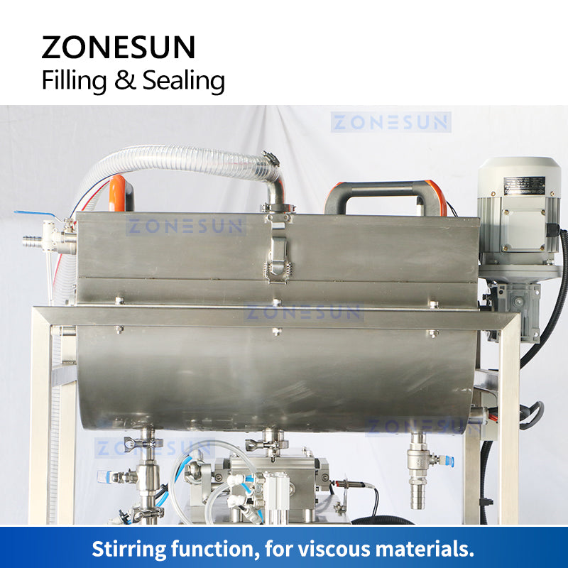 ZONESUN ZS-FS500Y-2 Full Automatic Double Lane 4 Sides Paste Bag Filling Sealing Machine