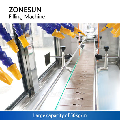 ZONESUN ZS-BDM4000 Macchina per la pulizia e l'asciugatura di bottiglie di vetro 