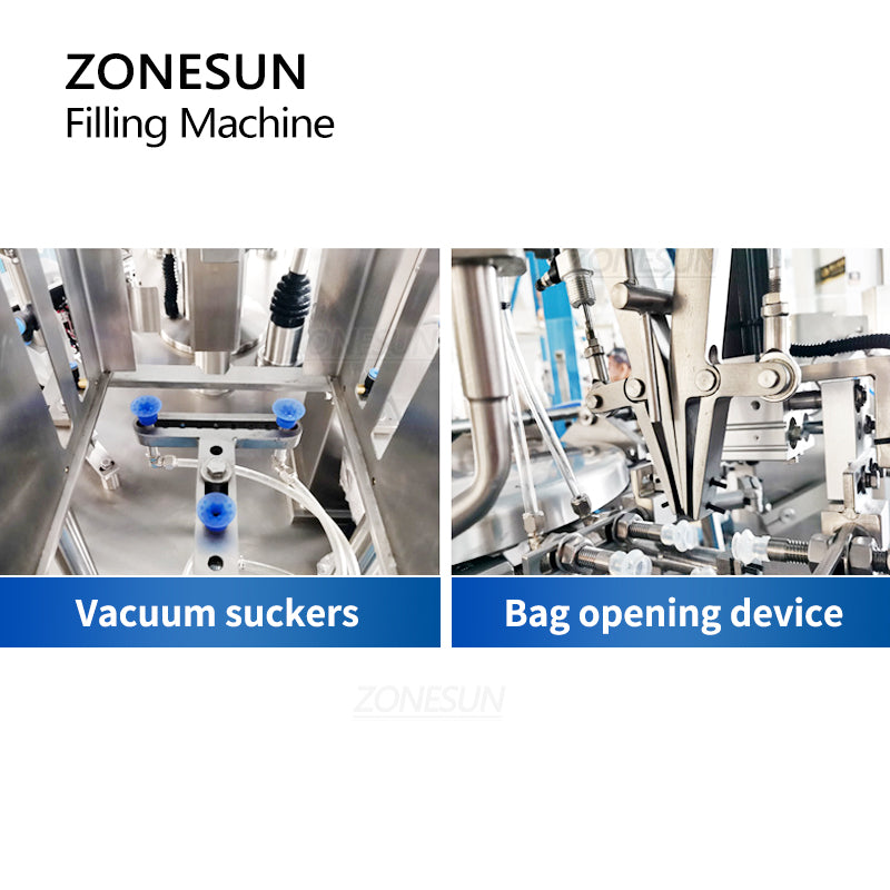 ZONESUN ZS-GB200 Granule Weighing Feeding Filling Sealing Machine