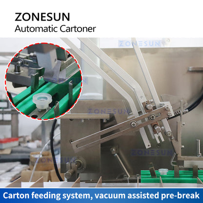 ZONESUN ZS-ZH120 Incollatrice automatica pieghevole per cartoni 