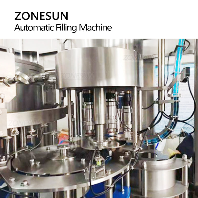 ZONESUN ZS-AFMC Riempitrice automatica per bevande gassate in bottiglia in PET