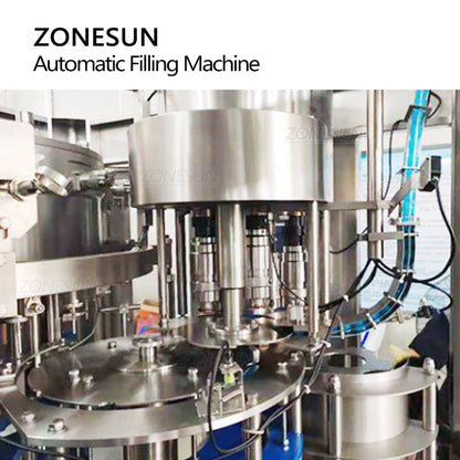 Máquina llenadora automática de bebidas carbonatadas embotelladas de PET ZONESUN ZS-AFMC