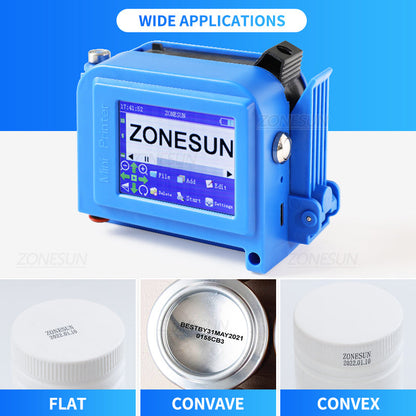 ZONESUN ZS-DC1 Portable Handheld Inkjet Printing Machine