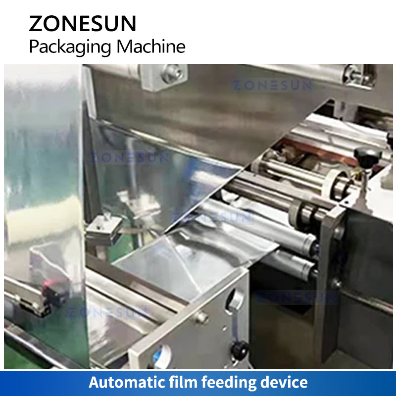 ZONESUN ZS-DCF100 Automatic 4 Sides Bag Sealing Packaging Machine