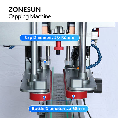 Máquina taponadora atornilladora automática ZONESUN ZS-XG20A 