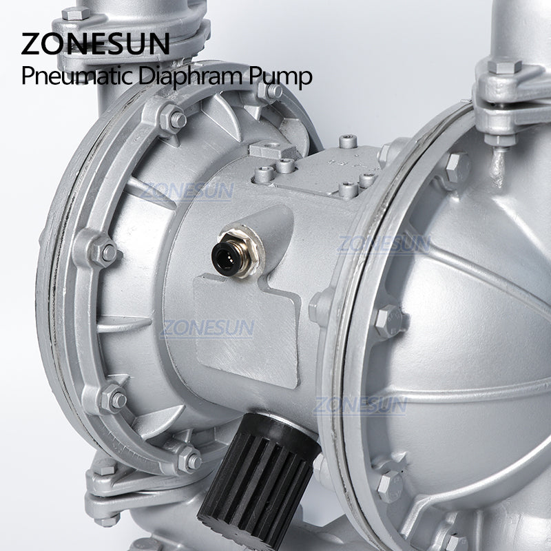 ZONESUN Pompa a membrana di riempimento pneumatica ZS-QBY-K25 Mini a funzionamento pneumatico