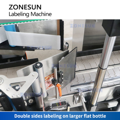 ZONESUN ZS-TB300R Automatic Square Bottle Double Sides Labeling Machine