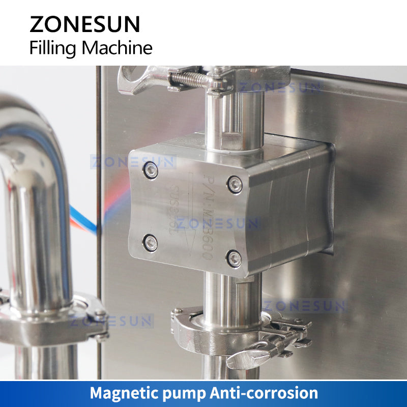 ZONESUN ZS-GTMP30L Riempitrice semiautomatica di liquidi con pompa magnetica 