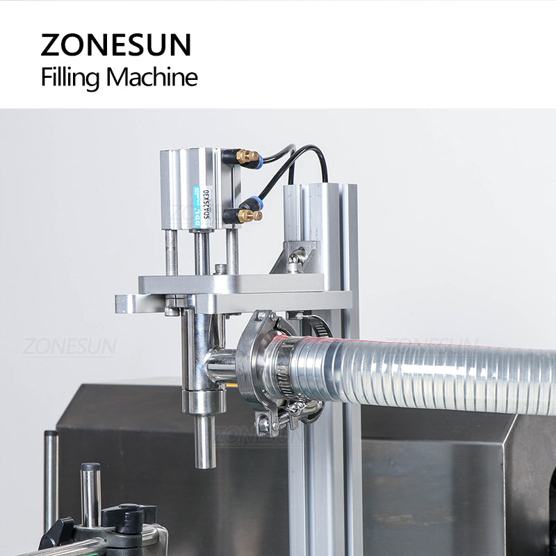 ZONESUN ZS-DTGT900M Automatic Rotor Pump Paste Liquid Filling Machine With Mixer Heater