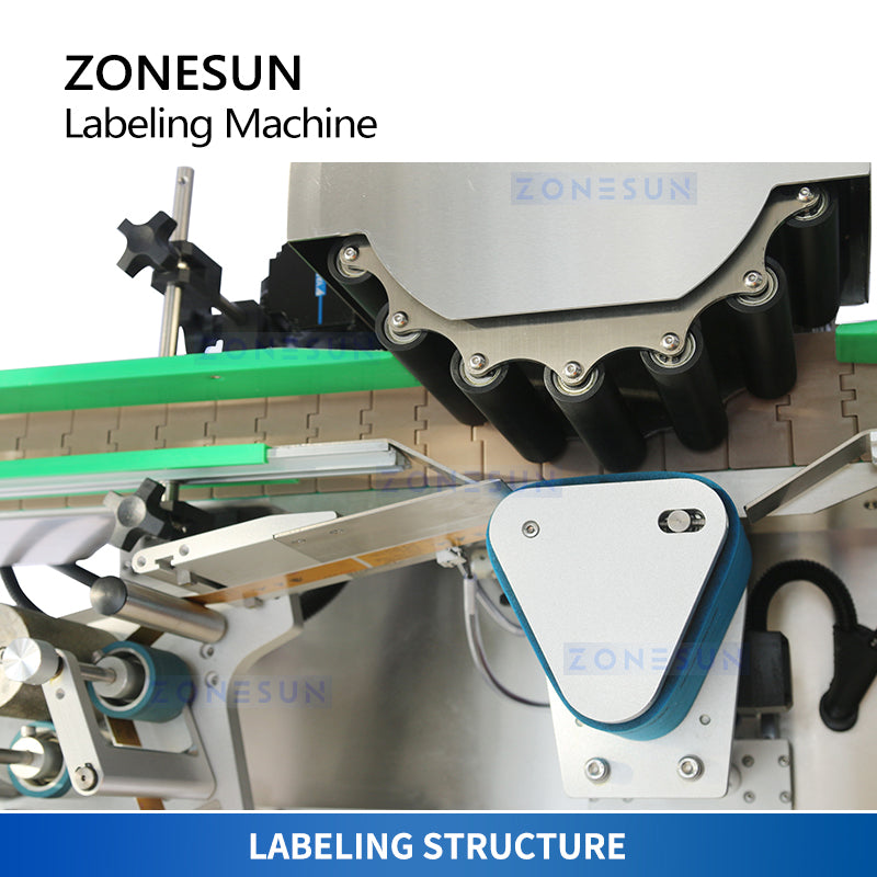 ZONESUN ZS-TB140 Automatic Round Bottle Labeling Machine