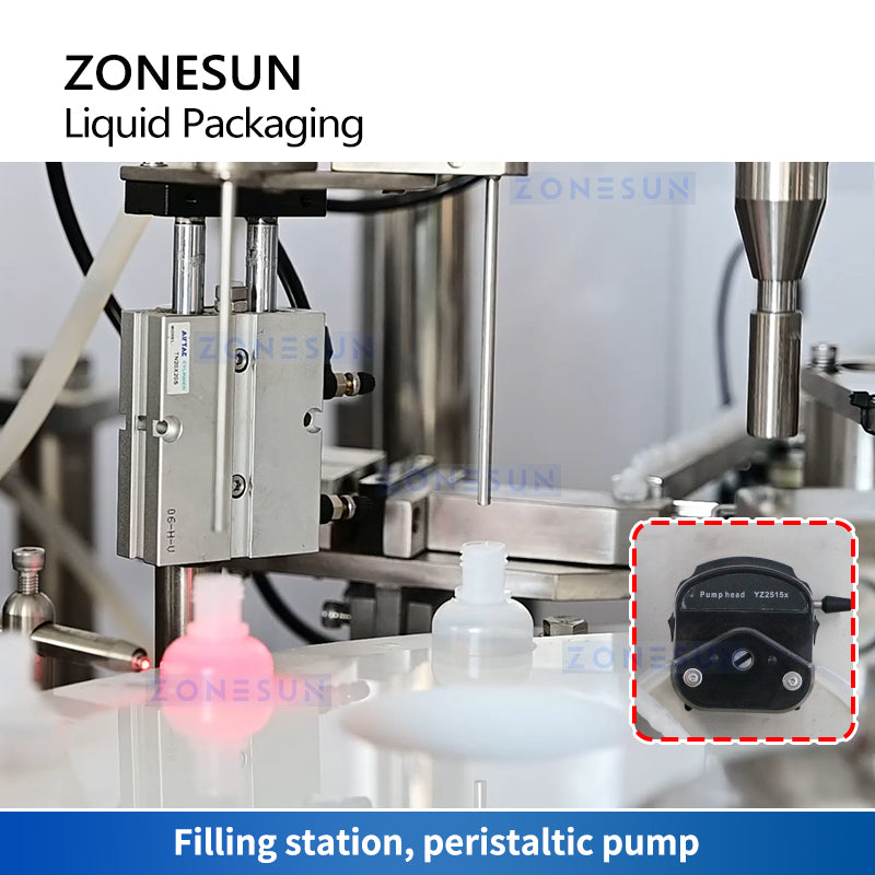 ZONESUN ZS-AFC450-2 Automatic Filling Capping Machine Monoblock