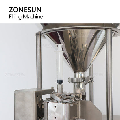 ZONESUN ZS-YTCP12V Pneumatic Syringe Ceramic Plunger Pump Liquid Paste Filling Machine