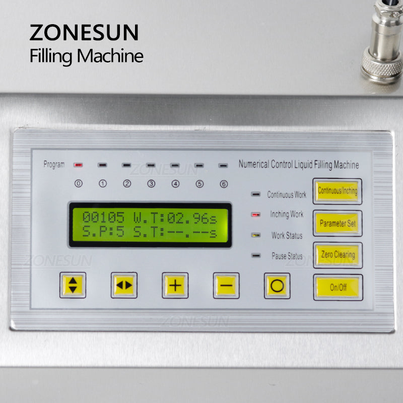 ZONESUN GFK-160A Semi-automatic Diaphragm Pump Liquid Filling Machine