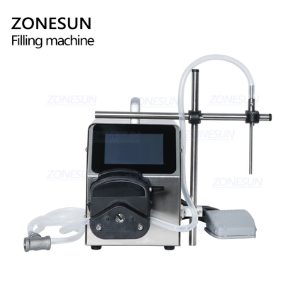 ZONESUN ZS-YTPP6001 1-100ml Semi Automatic Peristaltic Pump Liquid Filling Machine