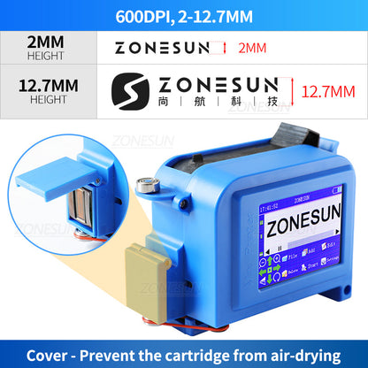 ZONESUN ZS-DC1 Portable Handheld Inkjet Printing Machine