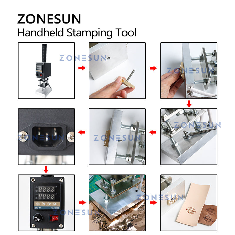 ZONESUN ZS-HST1 Handheld Hot Stamping Machine