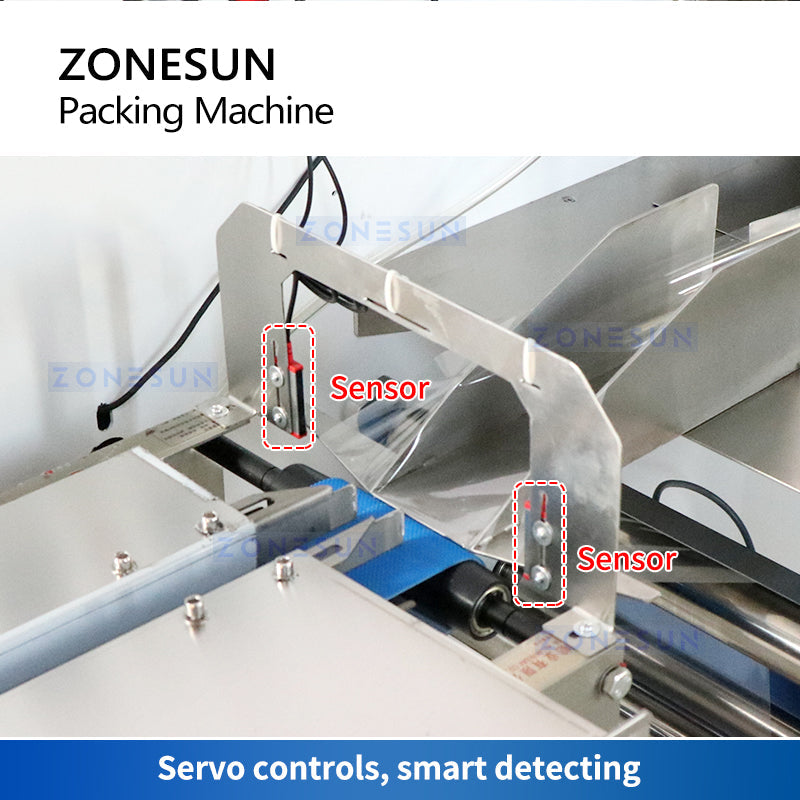 Confezionatrice a flusso orizzontale ZONESUN ZS-ZB350X 