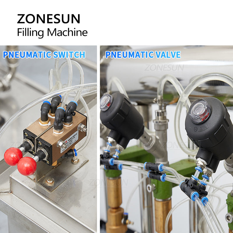 ZONESUN ZS-CF4 Carbonated Soda Oxygen Drinks Filler Liquid Filling Machine