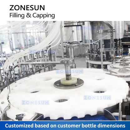 ZONESUN ZS-AFC16P Automatic Vial Liquid Filling Capping Machine