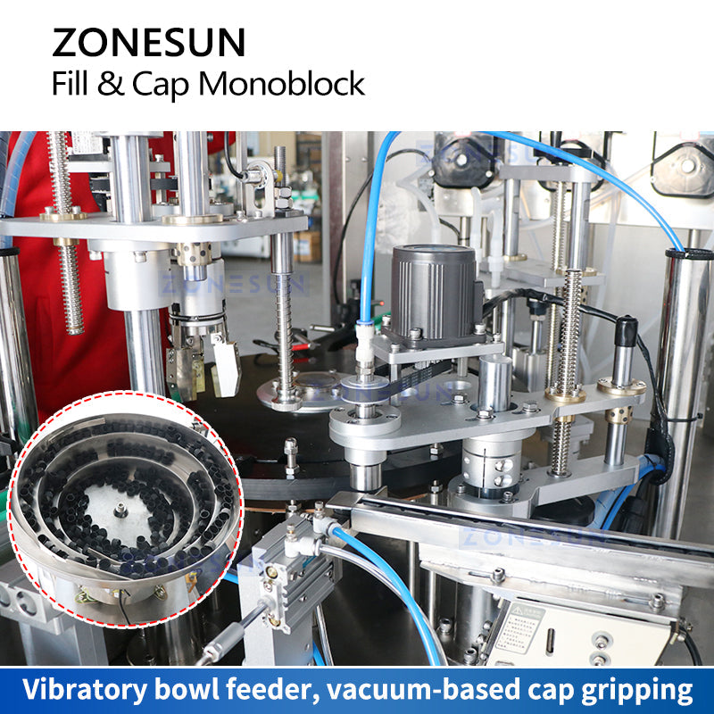 ZONESUN ZS-AFC28 Automatic High Speed Bottle Liquid Filling Capping Machine