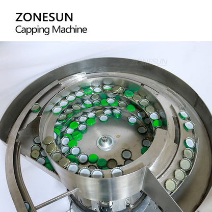 ZONESUN ZS-XG440E Automatic Beer Bottle Capping Machine Crown Capper