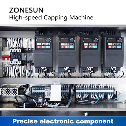 ZONESUN ZS-FXZ101 Tappatrice automatica ad alta velocità con alimentatore tappi 