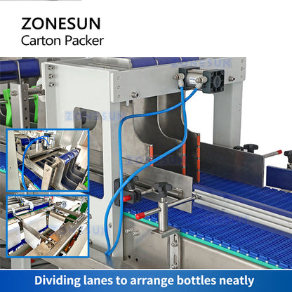 ZONESUN ZS-CPL Automatic Carton Sealing Packaging Machine