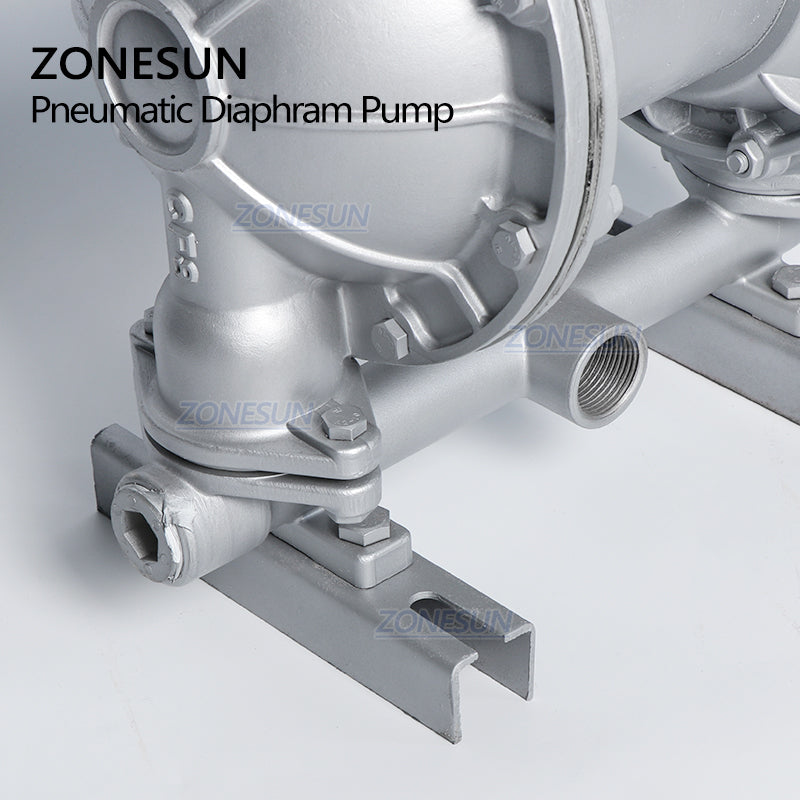 ZONESUN Pompa a membrana di riempimento pneumatica ZS-QBY-K25 Mini a funzionamento pneumatico