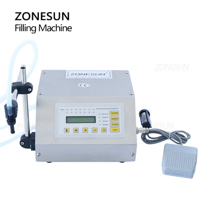 ZONESUN GFK-160 Diaphragm Pump Water Oil Liquid Filling Machine