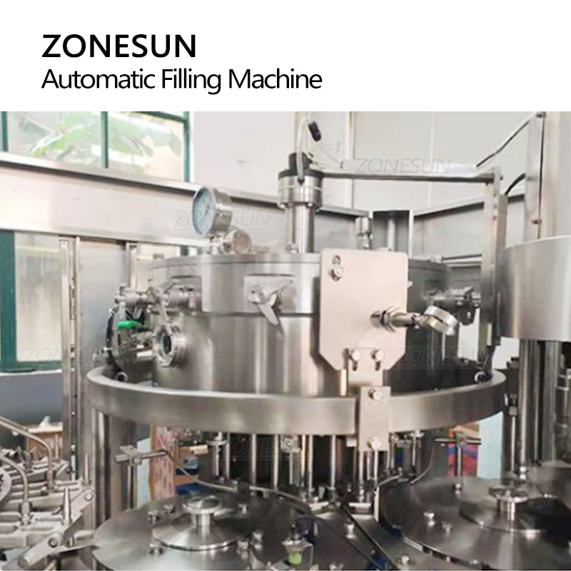 Máquina llenadora automática de bebidas carbonatadas embotelladas de PET ZONESUN ZS-AFMC