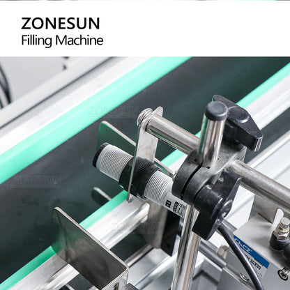 ZONESUN ZS-DTGT900M Automatic Rotor Pump Paste Liquid Filling Machine With Mixer Heater