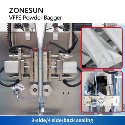 ZONESUN ZS-FM220 Máquina automática de envasado de bolsitas con barrena para bolsas de polvo 