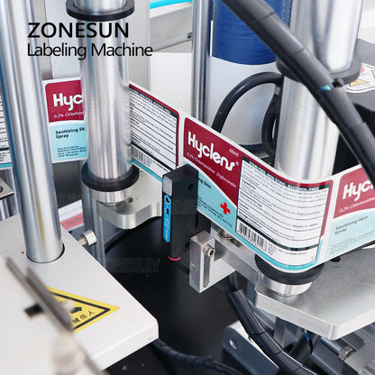 ZONESUN ZS-TB550 Automatic Round Polygonal Hexagonal Bottle Labeling Machine