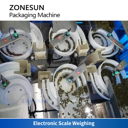 ZONESUN ZS-SJB90 Confezionatrice automatica per bustine di tè piramidale VFFS 