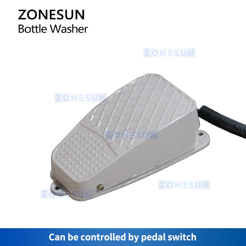 ZONESUN ZS-WB2S Semi Automatic Double Head Bottle Cleaning Machine