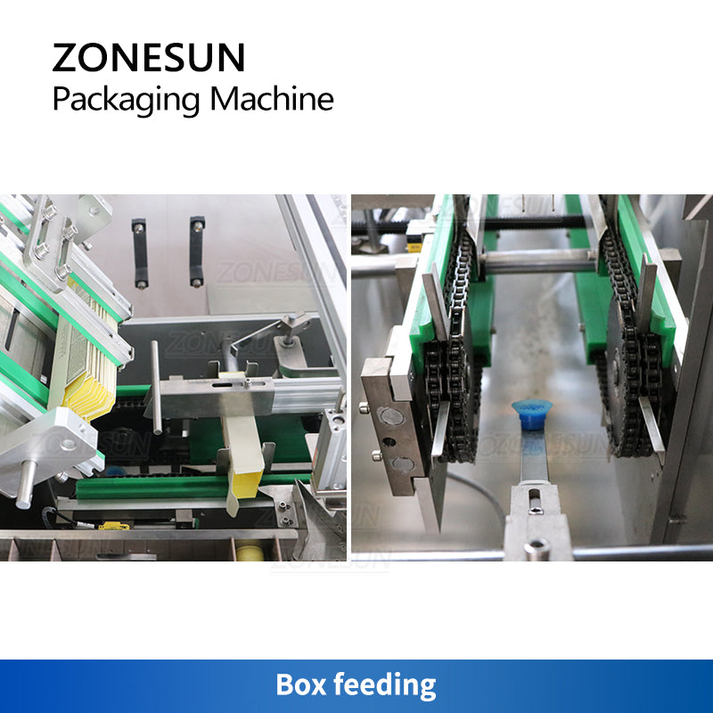 Máquina envasadora y sellado de cajas ZONESUN ZS-MSZH50 