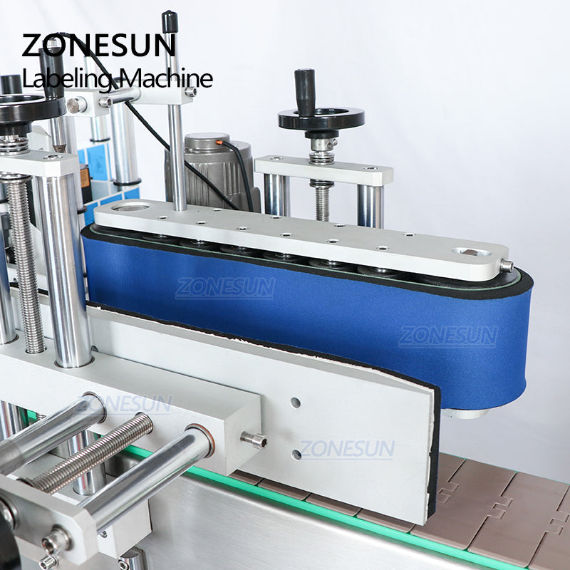 ZONESUN ZS-TB150A High Speed Single Side Round Bottle Labeling Machine For Normal Transparent Label