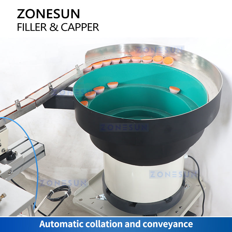 ZONESUN ZS-FAL180B4 Automatic Paste Bottle Filling Cap Pressing Production Line