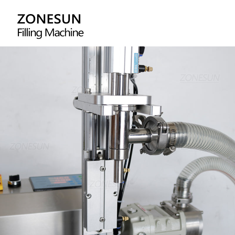 ZONESUN ZS-DTGT900P Automatic Rotor Pump Paste/Viscous Liquid Filling Machine With Hopper