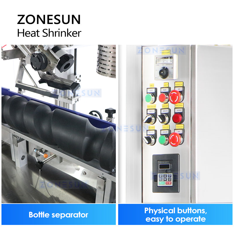 ZONESUN ZS-SXRS1 Automatic Bottle Capsule Cap Heat Shrinking Machine