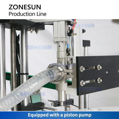 ZONESUN ZS-AFCL3 Automatic Liquid Bottle Filling Capping Labeling Prodction Line